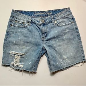American Eagle Destroyed Jean Shorts